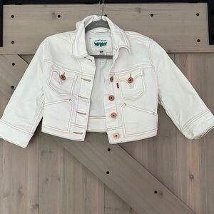 Levi's White Denim Jacket